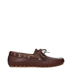 Valentino Garavani Men Brown Loafers